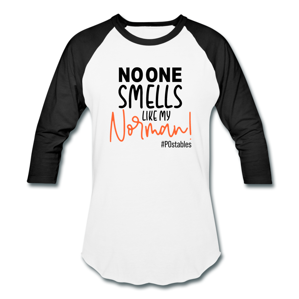 Norman Baseball T-Shirt - white/black