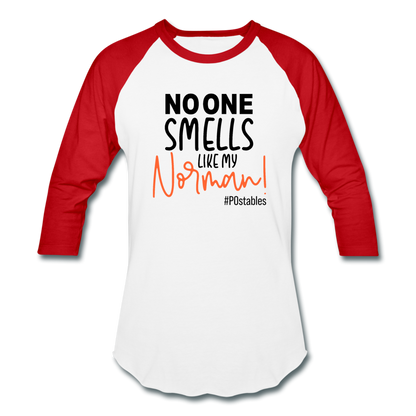 Norman Baseball T-Shirt - white/red