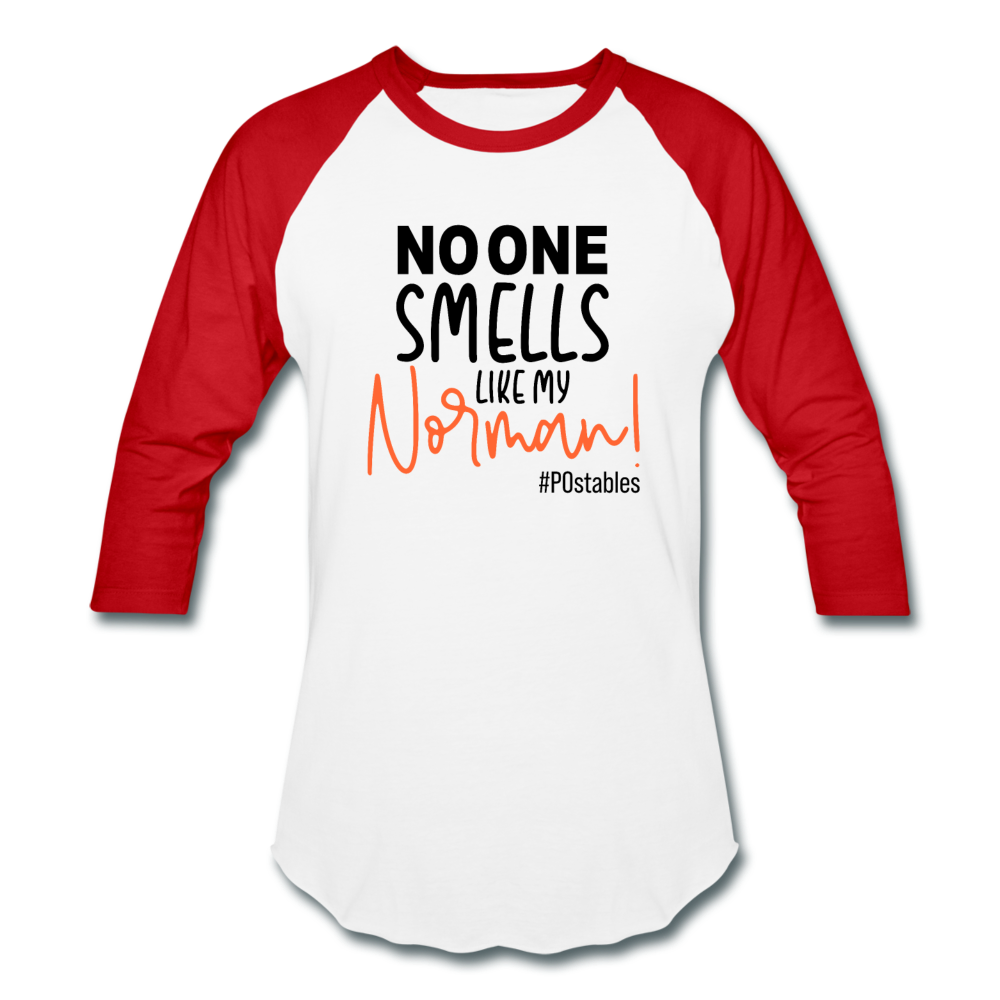 Norman Baseball T-Shirt - white/red