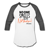 Norman Baseball T-Shirt - white/charcoal