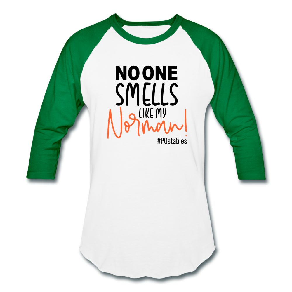 Norman Baseball T-Shirt - white/kelly green