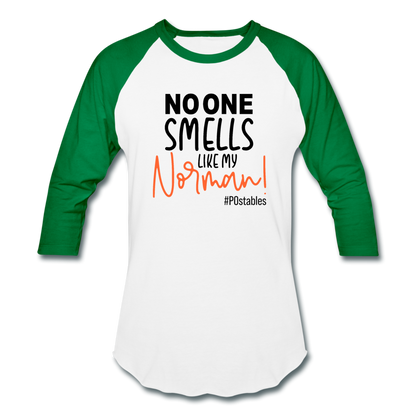 Norman Baseball T-Shirt - white/kelly green