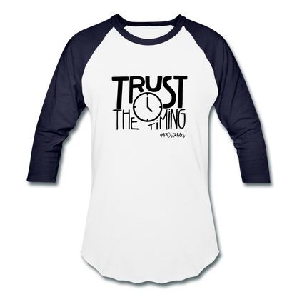 Trust B Baseball T-Shirt - white/navy