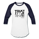 Trust B Baseball T-Shirt - white/navy