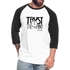 Trust B Baseball T-Shirt - white/black