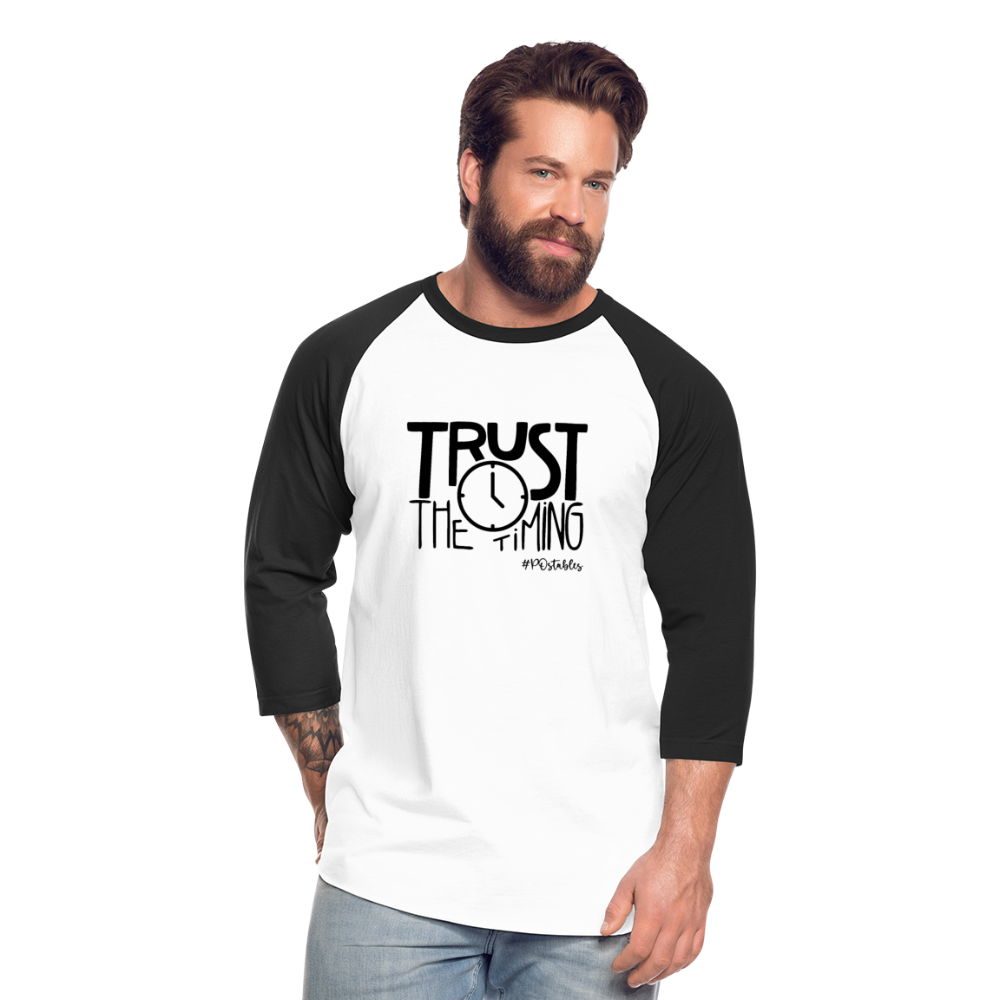 Trust B Baseball T-Shirt - white/black