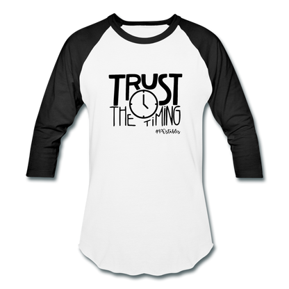 Trust B Baseball T-Shirt - white/black