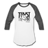 Trust B Baseball T-Shirt - white/charcoal