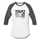 Trust B Baseball T-Shirt - white/charcoal