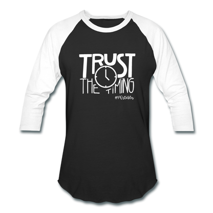 Trust W Baseball T-Shirt - black/white