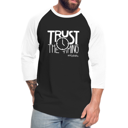 Trust W Baseball T-Shirt - black/white