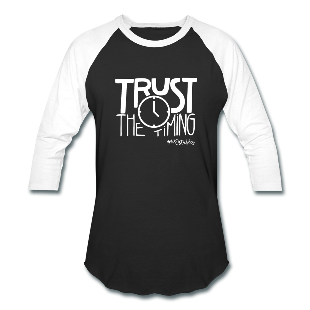 Trust W Baseball T-Shirt - black/white