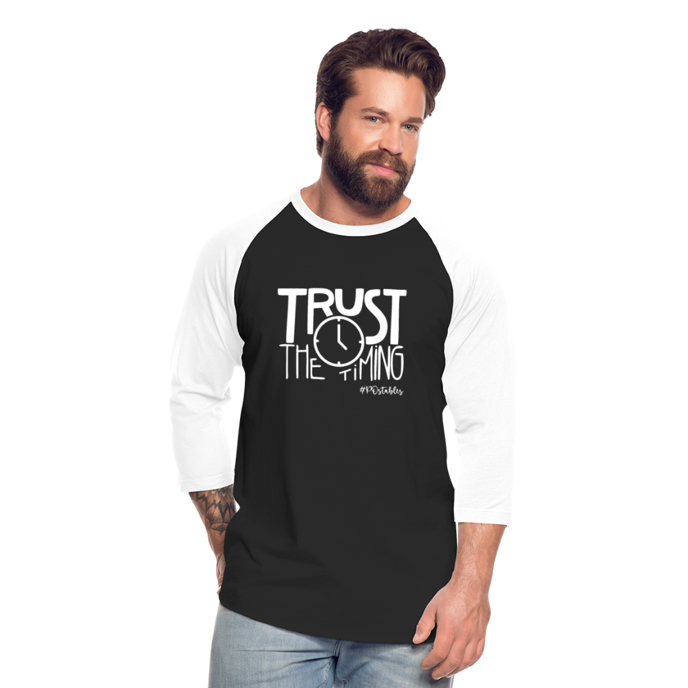 Trust W Baseball T-Shirt - black/white