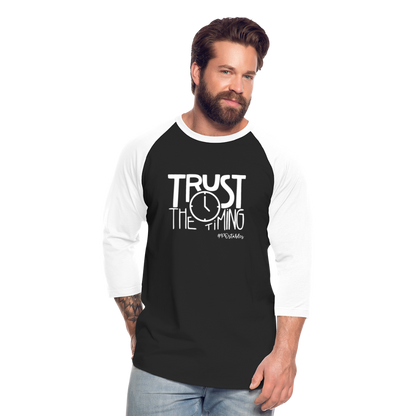 Trust W Baseball T-Shirt - black/white