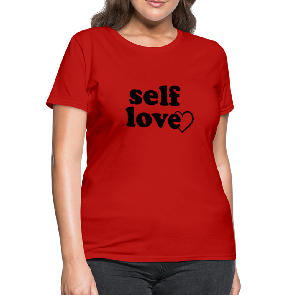 Self Love B Women's T-Shirt - red