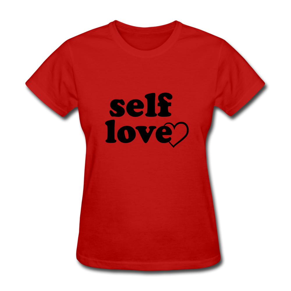 Self Love B Women's T-Shirt - red