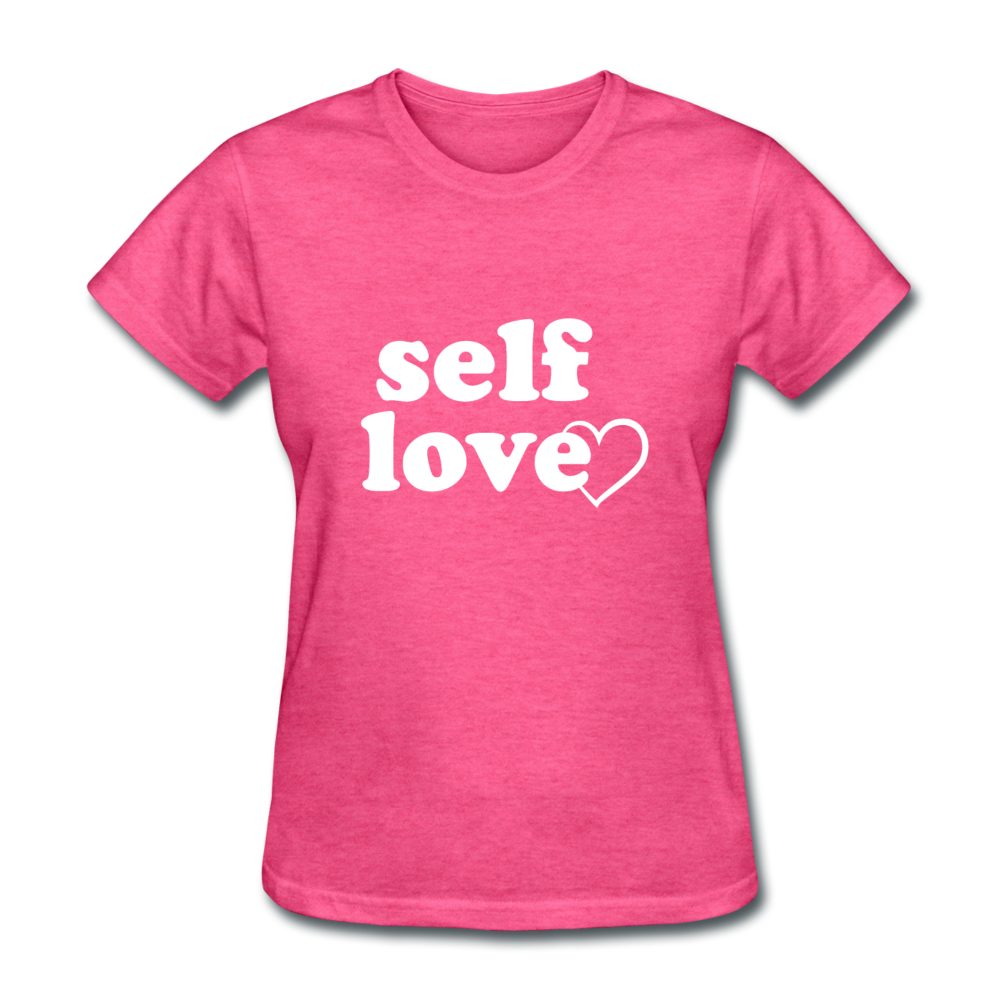 Self Love W Women's T-Shirt - heather pink