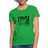 Trust The Timing B Women's T-Shirt - bright green