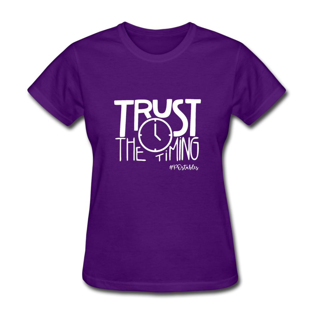 Trust The Timing W Women's T-Shirt - purple