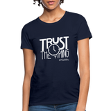 Trust The Timing W Women's T-Shirt - navy