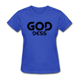 Goddess B Women's T-Shirt - royal blue
