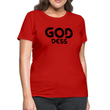 Goddess B Women's T-Shirt - red