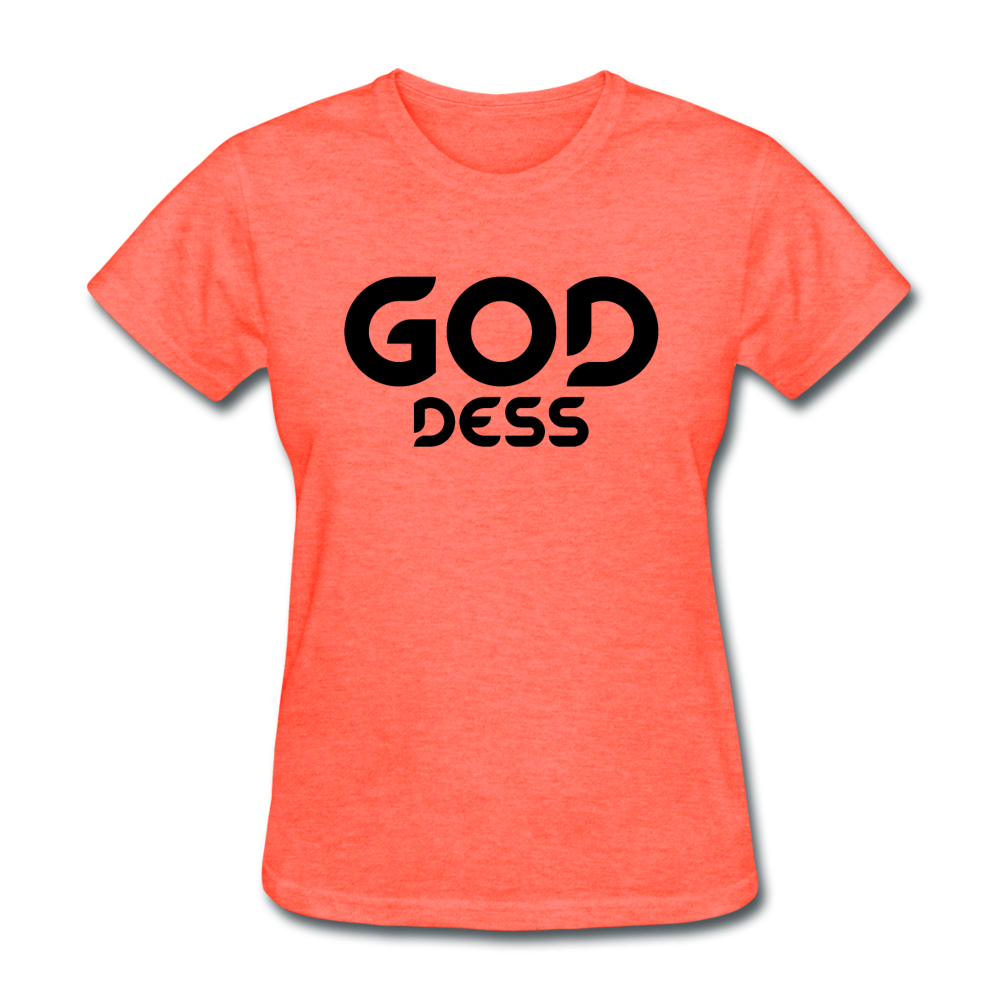 Goddess B Women's T-Shirt - heather coral
