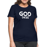 Goddess W Women's T-Shirt - navy