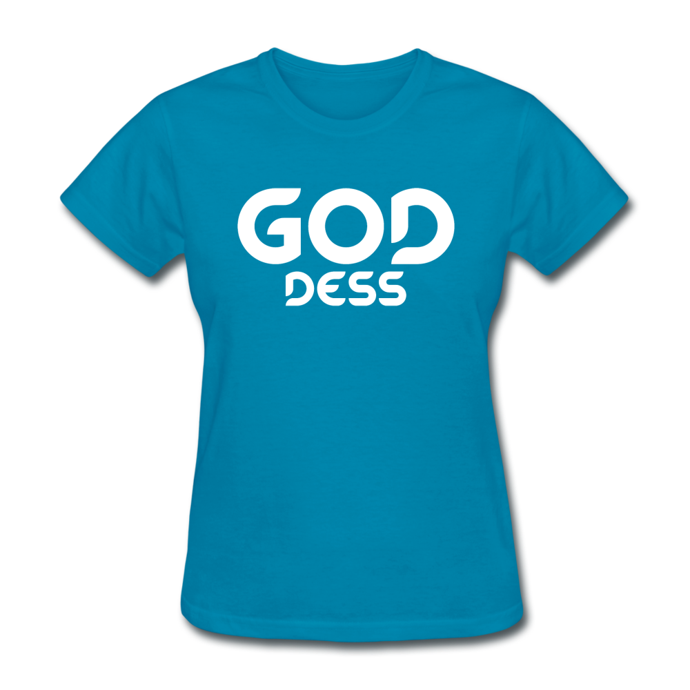 Goddess W Women's T-Shirt - turquoise