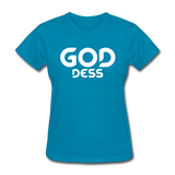 Goddess W Women's T-Shirt - turquoise