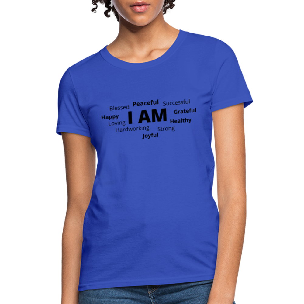 I AM B Women's T-Shirt - royal blue