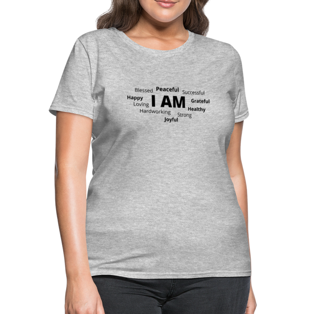 I AM B Women's T-Shirt - heather gray