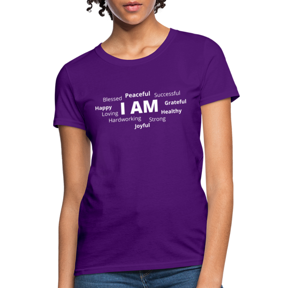 I AM W Women's T-Shirt - purple