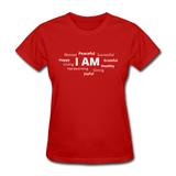 I AM W Women's T-Shirt - red
