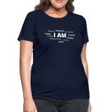 I AM W Women's T-Shirt - navy