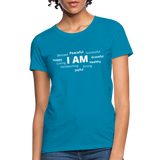 I AM W Women's T-Shirt - turquoise
