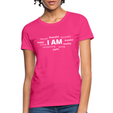 I AM W Women's T-Shirt - fuchsia