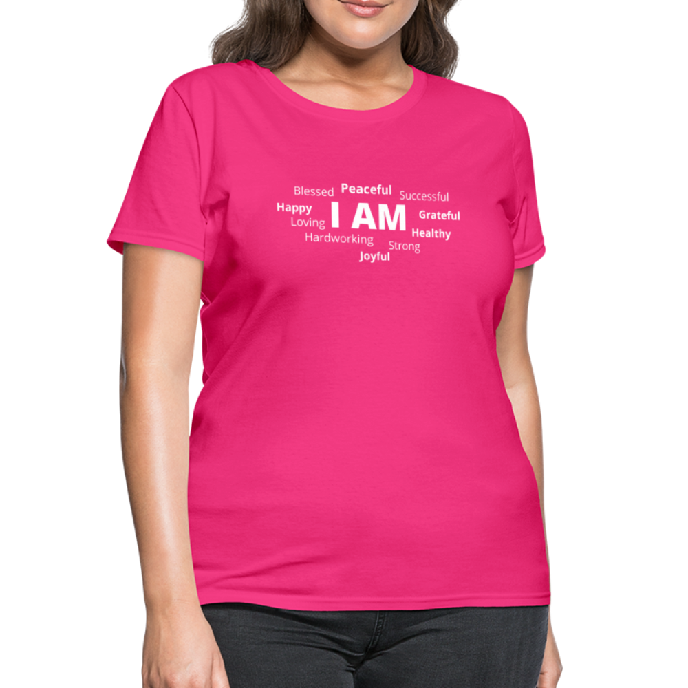 I AM W Women's T-Shirt - fuchsia