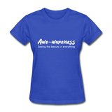 AWE W Women's T-Shirt - royal blue
