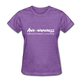 AWE W Women's T-Shirt - purple heather