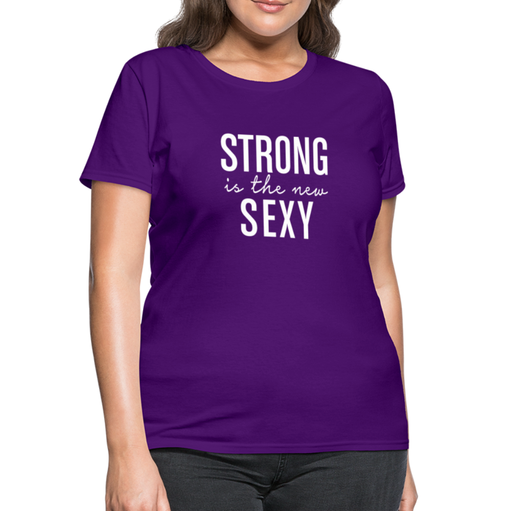 Strong Is The New Sexy W Women's T-Shirt - purple
