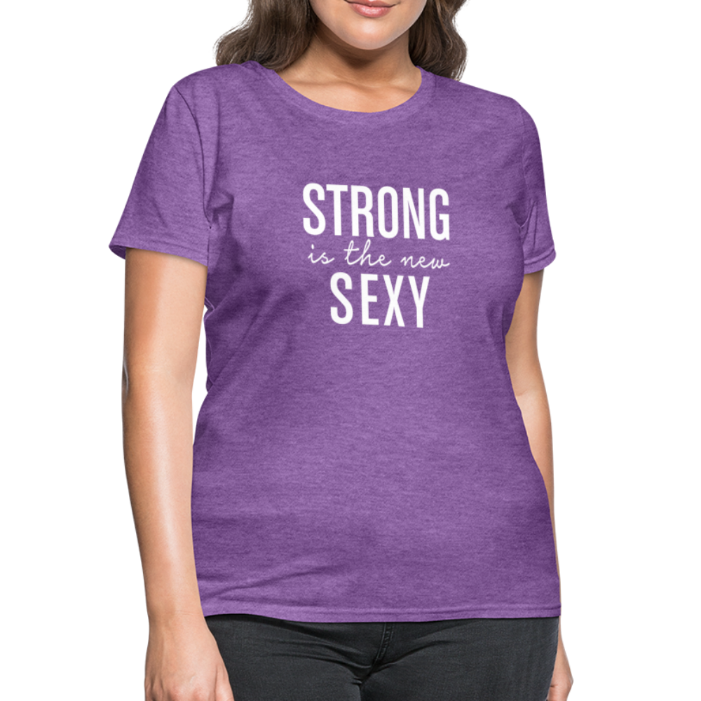 Strong Is The New Sexy W Women's T-Shirt - purple heather