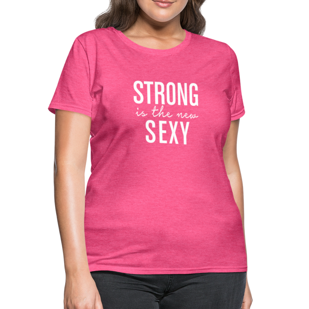 Strong Is The New Sexy W Women's T-Shirt - heather pink