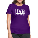 Live Your Essence W Women's T-Shirt - purple