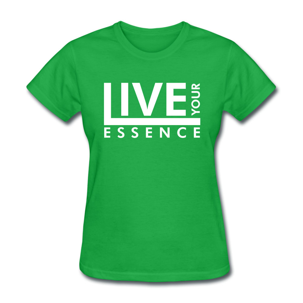 Live Your Essence W Women's T-Shirt - bright green