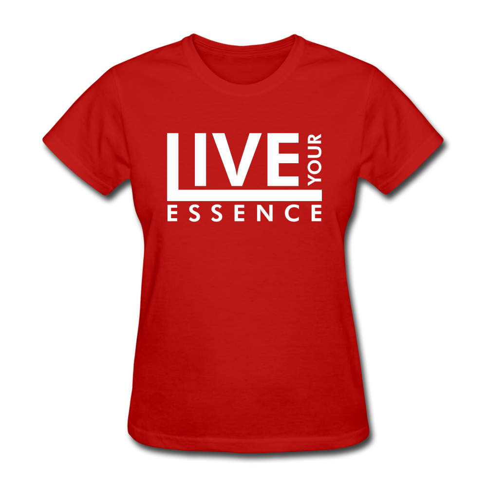 Live Your Essence W Women's T-Shirt - red