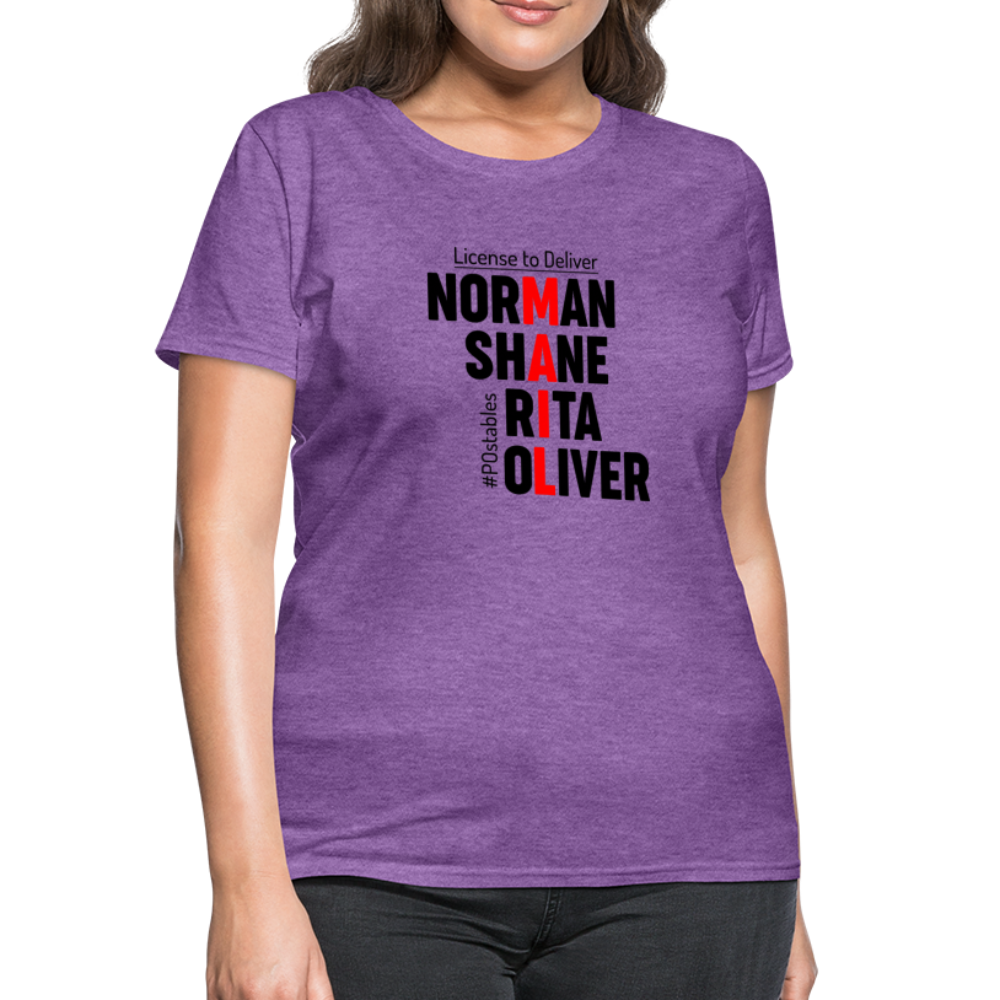 Mail B Women's T-Shirt - purple heather