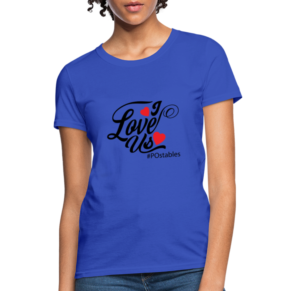 I Love Us B Women's T-Shirt - royal blue