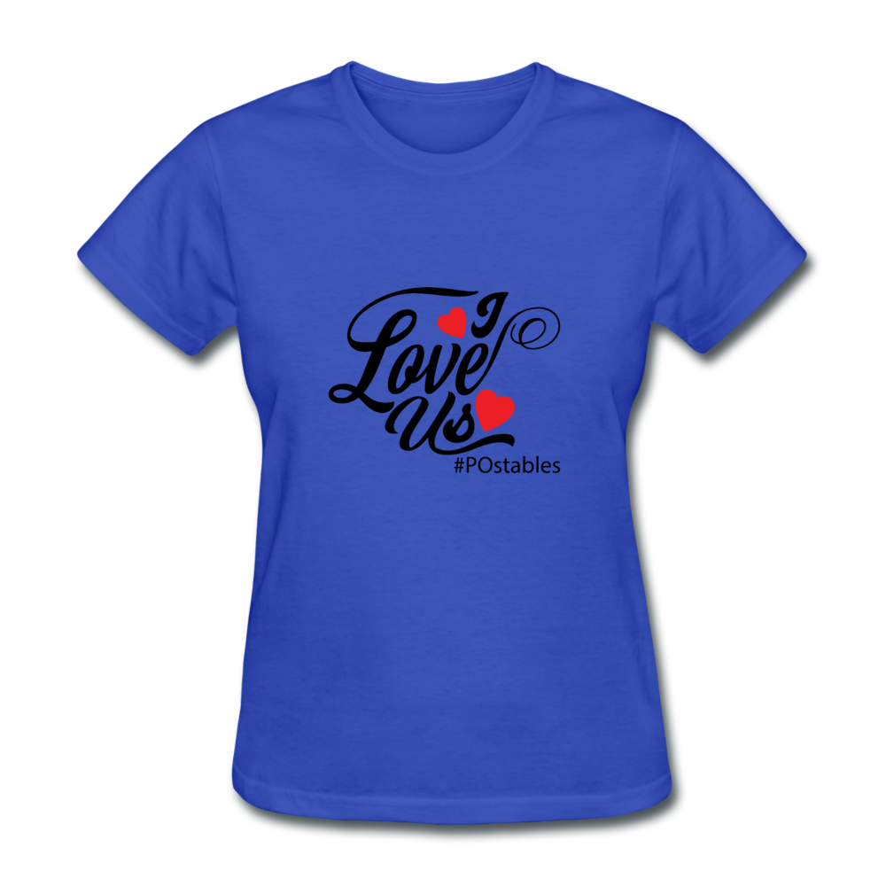 I Love Us B Women's T-Shirt - royal blue