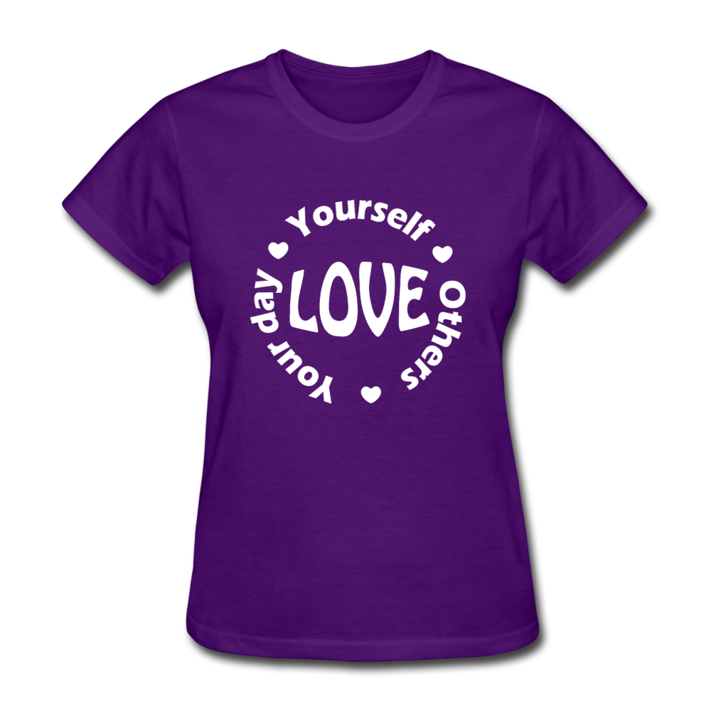 Love Circle W Women's T-Shirt - purple